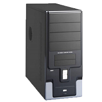 Super Case SK-335 400W BLACK 12cm FAN