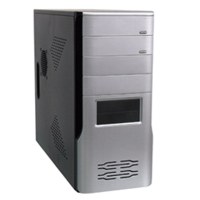 Super Case PC-346 400W BLACK/SILVER