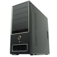 Super Case SK-386 400W BLACK 12cm FAN