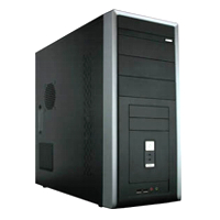 Super Case SK-370 400W BLACK 12cm FAN