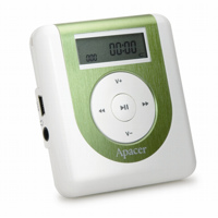 Apacer Audio Steno AU231 MP3 PLAYER 0MB green
