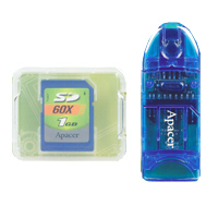 Apacer SecureDigital card 2GB + CardReader