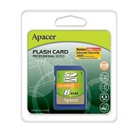 Apacer SecureDigital High Capacity card 8GB Class10