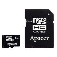 Apacer Micro SecureDigital HC card 8GB class 4