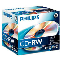 CD-RW Philips 700MB 12speed SLIM