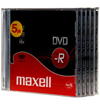 DVD-R Maxell 4,7GB, 16x JC