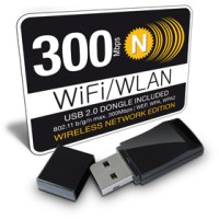 Fantec WF-300MWLAN USB 2.0 WiFi 300 Mbps