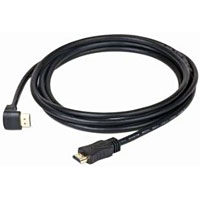 K?bel HDMI 1.4 Male/Male d??ka 1,8m konektor pod uhlom 90 stupnov