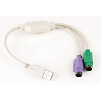 Redukcia USB na PS2