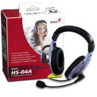 GENIUS sl�chadl� s mikrof�nom HS-04A
