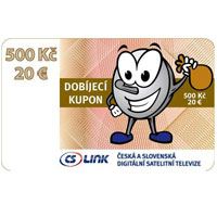 Kup?n na predplatn? 500 CZK pre CSlink