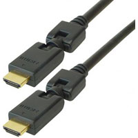 K?bel HDMI Male/Male 1,8m konektor 360?