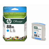 HP Cartridge C9391AE 88XL Cyan Officejet Ink