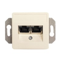 ETHERNET UTP z?suvka 2xRJ45 pod omietku