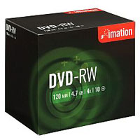 DVD - RW Imation 4speed 10 JC
