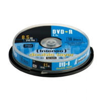 DVD + R INTENSO 8.5GB 8speed 10CAKE DL