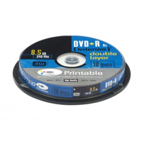 DVD + R INTENSO 8.5GB 8speed 10CAKE DL printable
