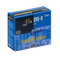 DVD + R INTENSO 8.5GB 8speed 5ks JC DL