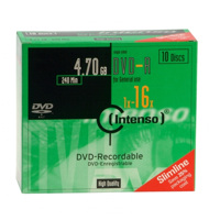 DVD - R INTENSO 4.7GB 16speed 10pack Slim