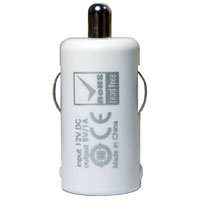 Univerz?lny USB mikro auto nab?ja? 5V/1A biely