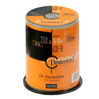 CD m?dium INTENSO 700MB 100cake