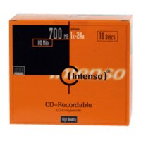 CD m?dium INTENSO 10pack JC