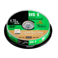 DVD - R INTENSO 4.7GB 16x 10CAKE Light Scribe
