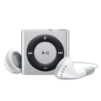 iPod shuffle 2GB silver mc584bt/a