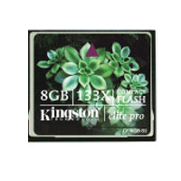 KINGSTON Compact Flash 8GB 133x Elite Pro