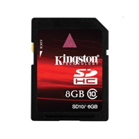Kingston SD High Capacity card 8GB Class10