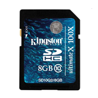 Kingston SD High Capacity card 8GB Class10 G2