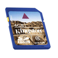 Kingston SD High Capacity card 4GB Class10