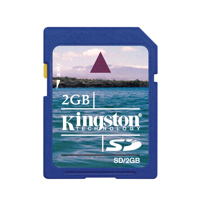 KINGSTON SecureDigital card 2GB no adapter