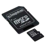 KINGSTON MicroSD Card HC 16GB CL10 +adapter