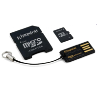KINGSTON Mobility Kit 2 MicroSDHC 4GB CL4