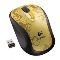 Optick? my? LOGITECH Wireless Mouse M305 Gold Tendrils