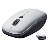 LOGITECH V550 Nano Mouse white-grey
