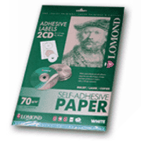 Lomond samolepiace etikety 2xCD (117/18 mm) A4/25