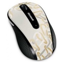 MICROSOFT -- Wireless Mobile Mouse 4000 Dove White Ravel