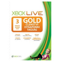 XBOX 360 LIVE Gold karta 3 mesiace