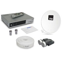Satelitn? komplet PRESTIGE S-ECO s Skylink kartou