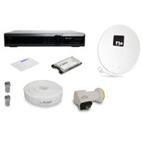 Set Satelit 1xTV HD + skylink HD opticum X403p