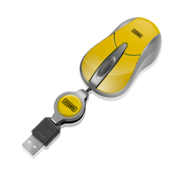 Sweex MI054 Mini Optical Mouse Mango Yellow