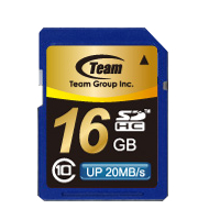 TEAM SDHC 16GB CL10