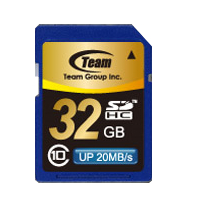TEAM SDHC 32GB CL10