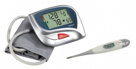 TOPCOM Tlakomer -Health pack Silver edition