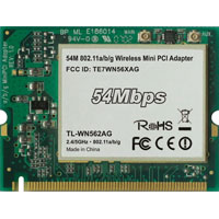 TP-Link TL-WN562AG wifi 54Mbps PCI card