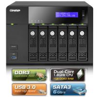 QNAP NAS Server TS-659Pro II,SCSI,1GB,DDRII,6x3,5"