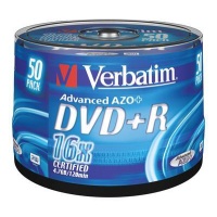 DVD + R VERBATIM 4.7GB 16speed 50cake