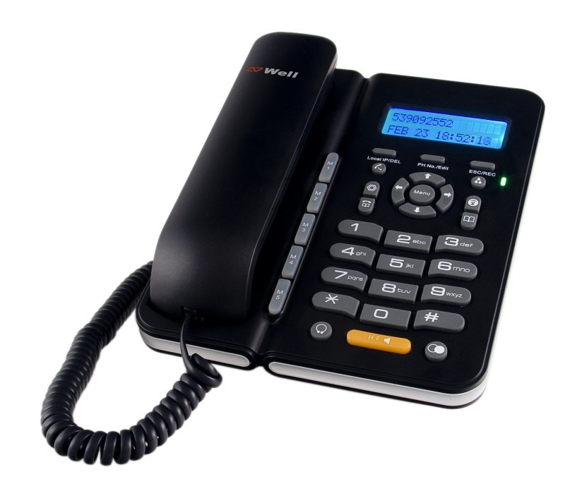 WELL 3195 IF VoIP telefon, 2x Eth. port
